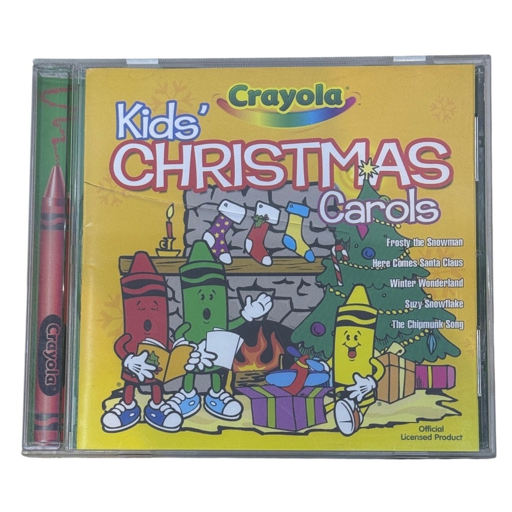 Crayola Kids Christmas Carols CD Holiday Music Album‎ MK2 2193